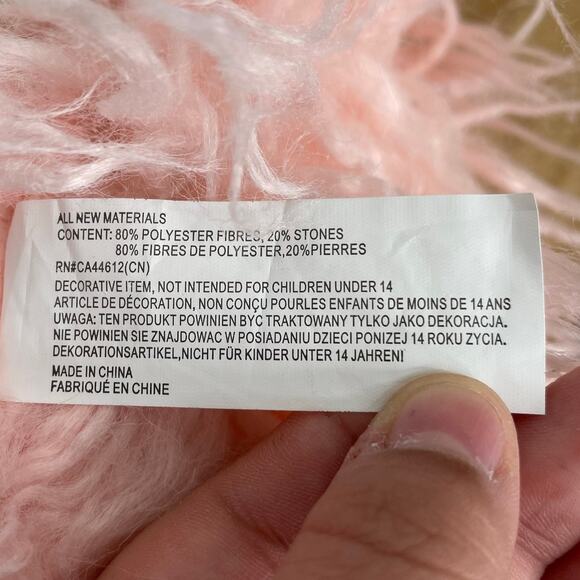 Cottontail Lane Pink Easter Bunny Ballerina Plush Weighted bottom NWT - Picture 6 of 7